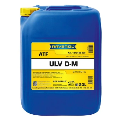 Bild av RAVENOL ATF ULV D M 1212108 020 01 999 Huile Boite Automatique 20I FORD: Ranger Mk3, Mondeo 5, Galaxy Mk3 MPV
