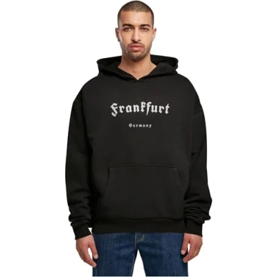 Bild av Merchcode Frankfurt X Ultra Heavy Luvtröja, Storlek: Large, Black