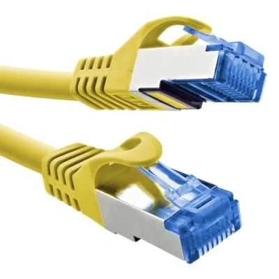 Bild av InLine® Patchkabel, Cat.6A, S/FTP, TPE (LSZH), CCA, PoE, LAN, Ethernet, nätverkskabel, RJ45 Gigabit, grå, 2 m, 72602