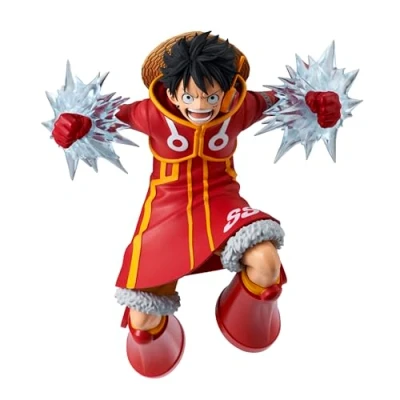 Bild av Banpresto Actionfigur Monkey D. Luffy One Piece, Battle Record Collection 14 cm, BP89730P flerfärgad, samlarfigur, optim för anime fans
