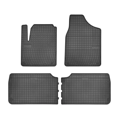 Bild av FROGUM 0311 Ensemble de tapis sol Caoutchouc avant et arrière 4 noir Sur mesure