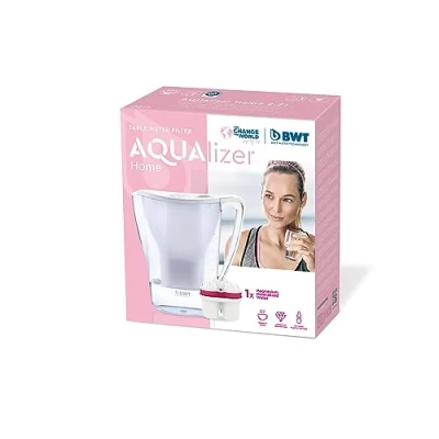 Bild av BWT Vattenfilterkanna 2,7 l + 1 filter med magnesium Aqualizer modell manuell räknare för en månad minskar klor, kalk och föroreningar