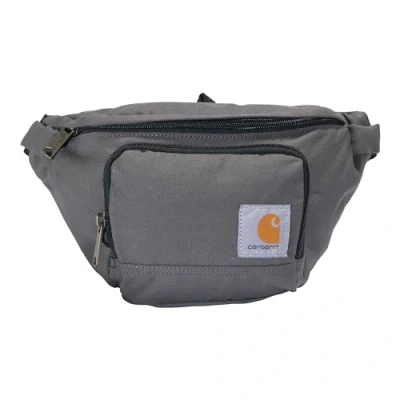 Bild av Carhartt Unisex justerbar midja, hållbar, vattentålig höftpaket, En storlek, Klassisk midjeväska (grå), storlek