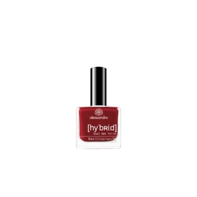 Bild av Alessandro Hybrid Soul Gel Polish 123 Red Illusion 8 ml