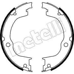 Bild av Bromsbackar, sats, parkeringsbroms METELLI 53 0317
