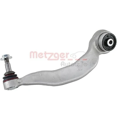 Bild av METZGER 58146802 bras de suspension avec support en caoutchouc, rotule Essieu avant droit oscillant longitudinal BMW: 7