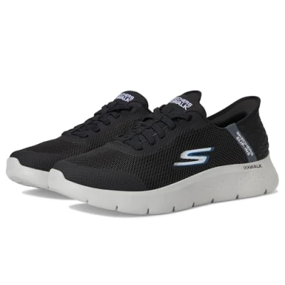 Bild av Skechers Herr Free Slip ins Go Walk Flex Hands Up sneakers, svart/grå, 11 bred