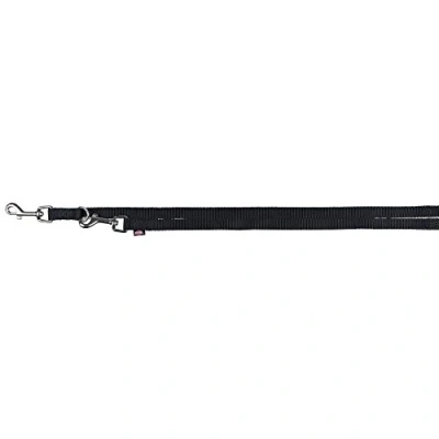 Bild av Trixie Premium adjustable leash double layered L XL: 2.00 m/25 mm black