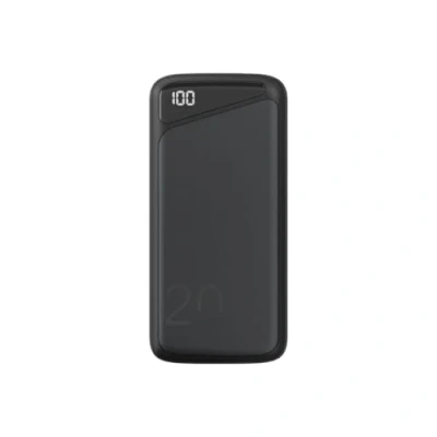 Bild av Goobay 53939 QC 3.0 Powerbank 20 000 mAh med snabbladdningsfunktion/externt batteri/powerbank för smartphone och surfplatta/laddare powerpack 2 USB A portar