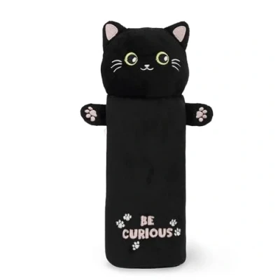 Bild av Legami Super Soft Kitty tema, fluffigt fodral, kartong med färgteckning ingår, 100% polyester, supermjukt pennfodral