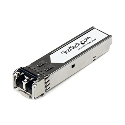 Bild av StarTech.com Brokad 10G SFPP SR kompatibel SFP+ modul 10GBASE 10 GbE multimode fiber MMF optisk sändtagare 10GE Gigabit Ethernet LC 200 m 850 nm DDM (10G ST)