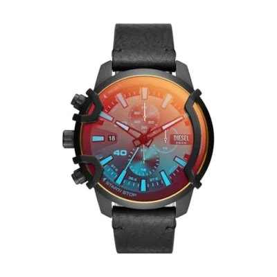Bild av Diesel Griffed Kronografklockor, Storlek: One Size, Black