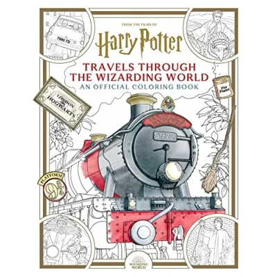 Bild av Harry Potter: Travels Through the Wizarding World: An Official Coloring Book
