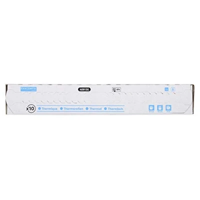 Bild av Exacompta Ref. 40915E Förpackning med 10 rullar för kreditkortsbiljetter bredd 57 mm x diameter 46 12 kärna 1 termisk ply 55g/m² utan BpA Längd (+ eller 2m): 24 m Vit
