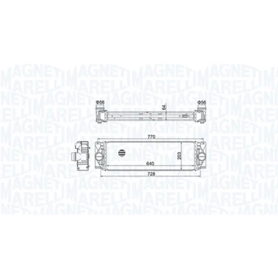Bild av MAGNETI MARELLI 351319205050 Intercooler MERCEDES BENZ: Sprinter 3.5 T Van, 5 Сamion à Plateau/Сhâssis