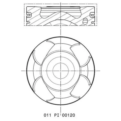Bild av Kolv MAHLE 011 PI 00120 000