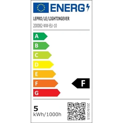 Bild av Lepro GU10 LED lampa, 4 W 345 lumen 38 2 700 Kelvin varmvit energibesparande lampa ersätter 50 halogenlampor, graders strålvinkel glödlampor, 10 stycken