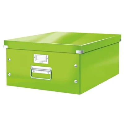 Bild av Leitz WOW Click And Store Förvaringsbox, A3, Med Lock, Grön, 60450054