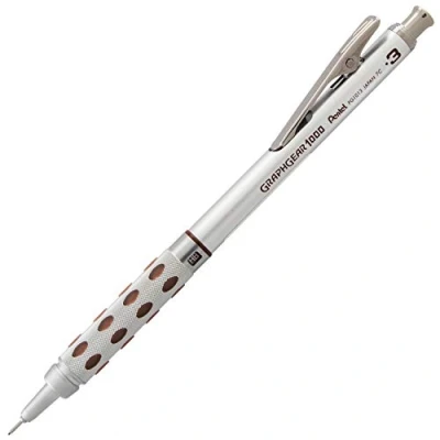 Bild av Pentel Graph Gear 1000 automatisk ritpenna, 0,3 mm, bruna accenter, 1 penna (PG1013E)