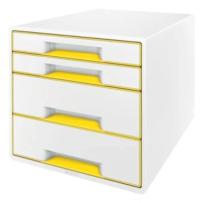 Bild av Leitz Bordskub WOW Cube 4 lådigt Gul