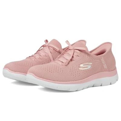 Bild av Skechers dam topp ny daglig handsfree slip on sneaker, Ros=ros, 7 US