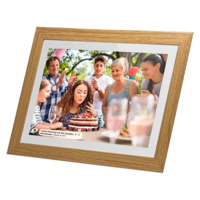 Bild av Lippa Frameo Digital Fotoram 10&quot;, Trä