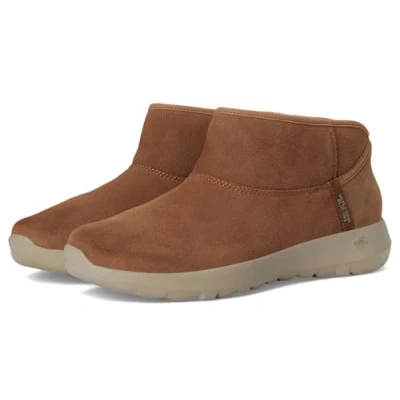 Bild av Skechers On The Go Joy Always Cozy ankelstövlar för kvinnor, Chesnut, 38 EU