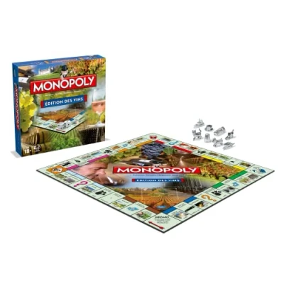 Bild av Winning Moves Monopol Vinutgåva Brädspel Åldrar 18+ 2 till 6 spelare Fransk version