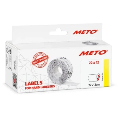 Bild av Meto 9506155 Prislapp, Vit, 17.2 x 7.2 6.8 cm