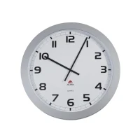 Bild av Väggklocka Alba Giant Ø60cm silvergrå