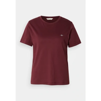 Bild av GANT Shield Tshirt bas, Storlek: Large, Plum wine