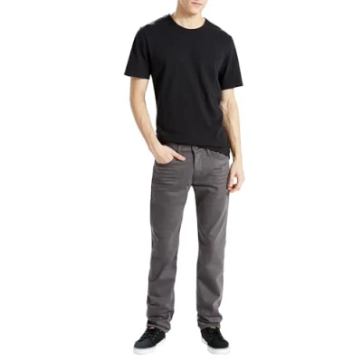 Bild av Levi&#039;s Herr 501 Slim Fit Jean, Grå svart 3d stretch, 36W / 30L
