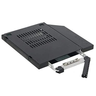 Bild av ICY DOCK SATA Hot Swap utbytbar ram för 2,5 tum (6,4 cm) SSD/HDD Notebook Ultra Slim ODD ToughArmor MB411SPO 2B