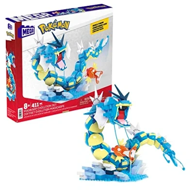 Bild av Mega Pokémon Byggsats Magikarp Evolution Set 411 Bitar