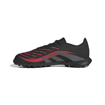 Bild av adidas Performance Predator League Fotbollsskor universaldobbar core black grey four lucid red för barn, Storlek: 35.5 Konstmaterial