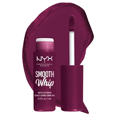 Bild av Nyx Professional Makeup Smooth WHIP Matte LIP Cream Flytande läppstift Berry bed Sheets, Storlek: 4 ml, sheets