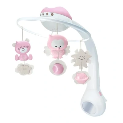 Bild av INFANTINO 3 in 1 Projector Musical Mobile Convertible mobile, table and cot light projector, with wake up mode to simulate daylight, complete 6 melodies 4 nature sounds, pink