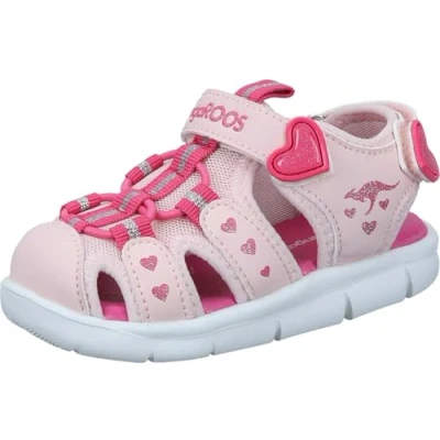 Bild av KangaROOS Pojkar unisex barn K minisandaler, Frost Pink Daisy Rosa, 21 EU