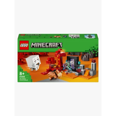 Bild av LEGO Minecraft 21255 Attack vid Nether portalen