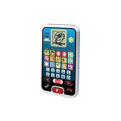 Bild av VTech Smart Kidsphone Cool inlärningstelefon med mikrofon, spännande inlärningsspel, låtar och melodier för barn från 3 6 år