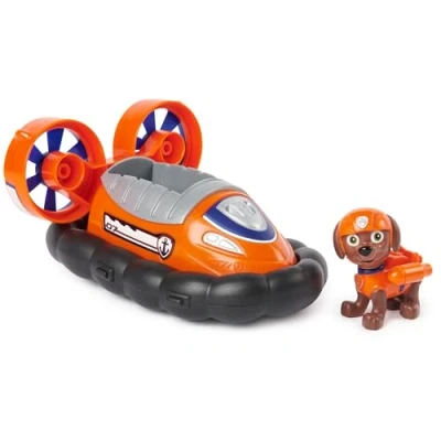 Bild av PAW Patrol luftkudde båt med Zuma figur (Sustainable Basic Vehicle/Basis Fordon), leksaker för barn från 3 år
