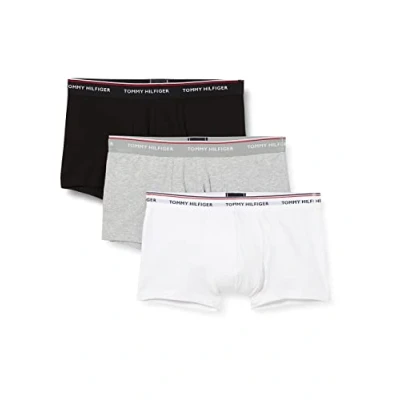 Bild av Tommy Hilfiger Premium Essential LOW RISE HIP Trunk 3 PACK Underkläder, Storlek: Small, Grey