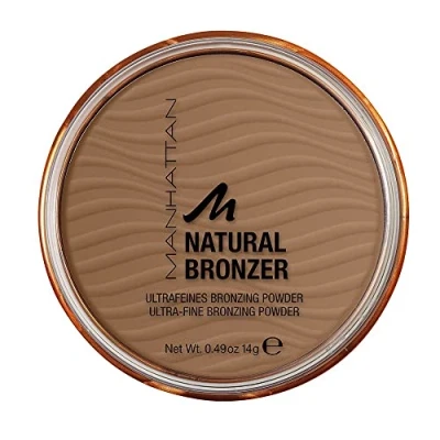 Bild av Manhattan Natural bronzer, färg 001 Sunlight, vattentätt bronsing pulver för en individuellt garvad hy, 14 g