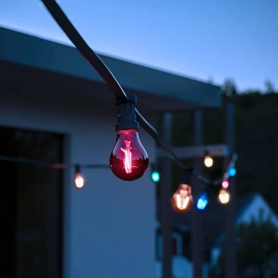 Bild av OSRAM LED lampa E27 Star Décor Cla A 2,5 W, blå
