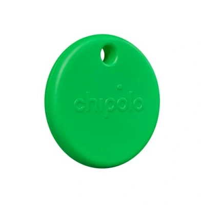 Bild av Chipolo POP Spårningstagg färgglad, kompatibel, högljudd Bluetooth spårare med ring din telefon och utom räckvidd varning, fungerar Apple Find My eller Googles Hitta min enhet Grön