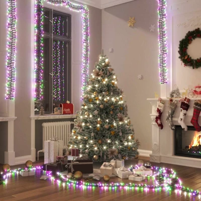 Bild av VidaXl Ljusslinga Med 3000 Led Cluster Flerfärgad Pastell 23 M Pvc