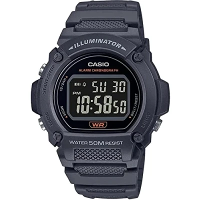 Bild av Casio Watch W 219H 8BVEF, Färg: grå, ränder