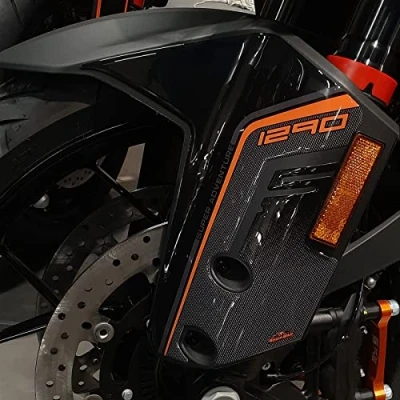 Bild av Resin Bike Motorcycle 3D Stickers Compatible with KTM 1290 Super Adventure S 2021. Side Plates Protections from Impact and Scratches. Pair of Made in Italy
