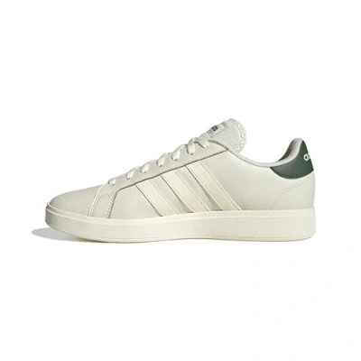 Bild av adidas För Män Grand Court Base 2.0 Shoes, orbit grey/off white/legend ivy, 44 EU