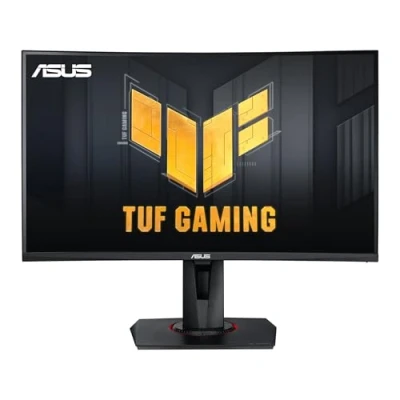 Bild av ASUS TUF Gaming VG27WQ böjd spelskärm 27 tums WQHD (2560 x 1440), 165 Hz, Extreme Low Motion Blur, Adaptivsynkronisering, FreeSync, 1 ms (MPRT), DisplayHDR 400